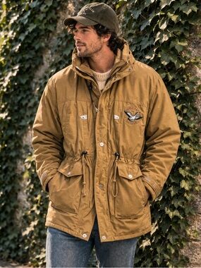 TRIPLE FAT GOOSE Old Gold Down Puffer Coat, L